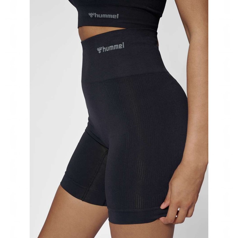 Hummel Tif Seamless Ženske Kratke Hlače Crne | 891453-490