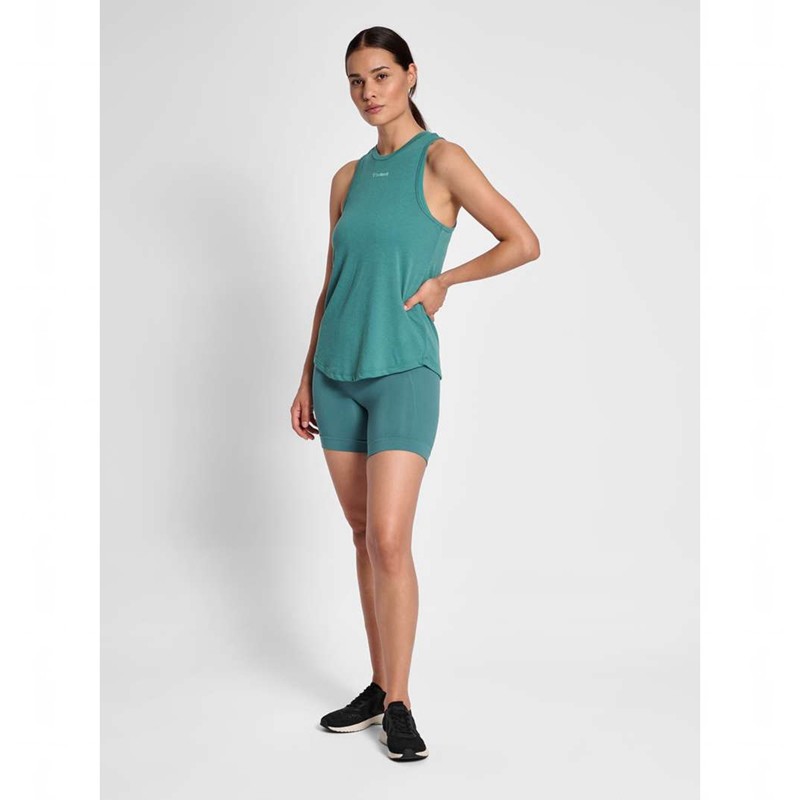 Hummel Tif Seamless Ženske Kratke Hlače Plave | 464167-697