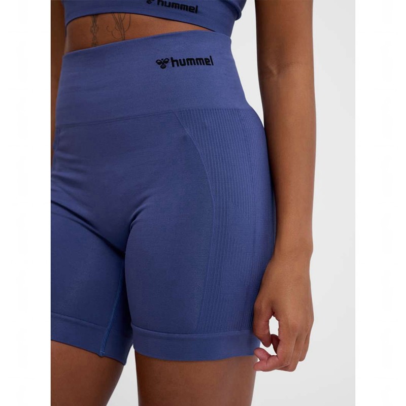 Hummel Tif Seamless Ženske Kratke Hlače Plave | 233831-386