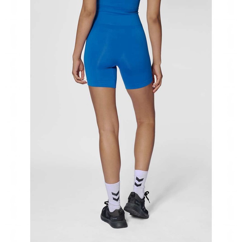 Hummel Tif Seamless Ženske Kratke Hlače Plave | 607696-376