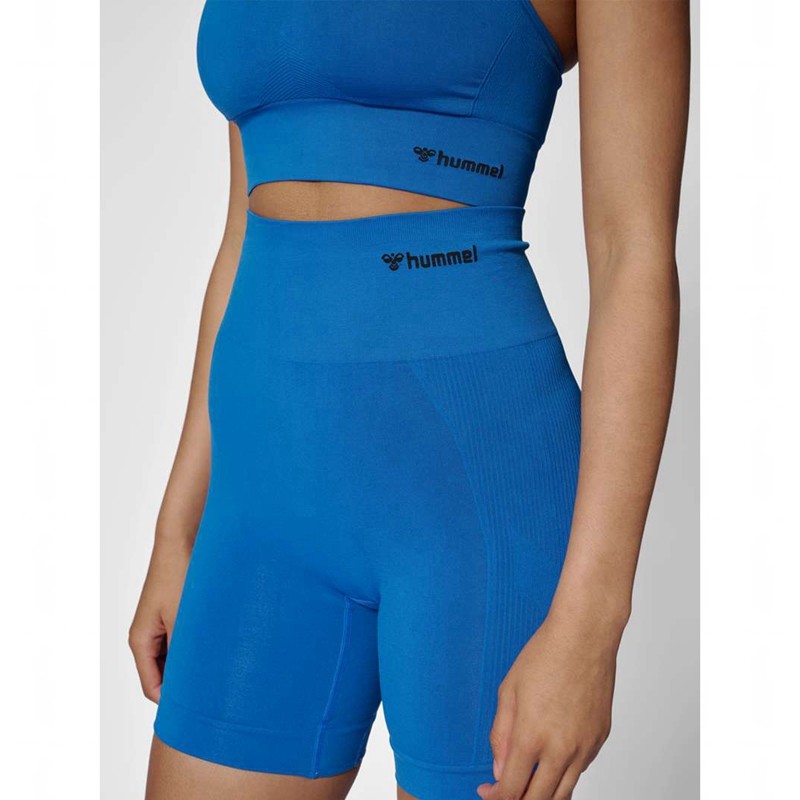Hummel Tif Seamless Ženske Kratke Hlače Plave | 607696-376