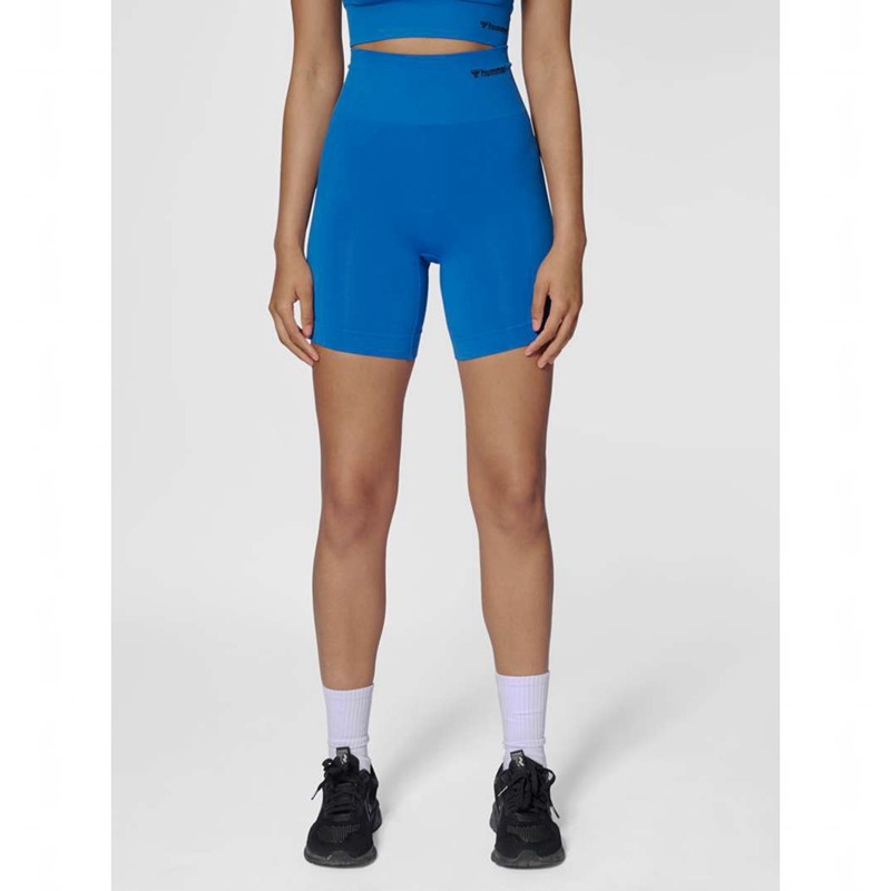 Hummel Tif Seamless Ženske Kratke Hlače Plave | 607696-376