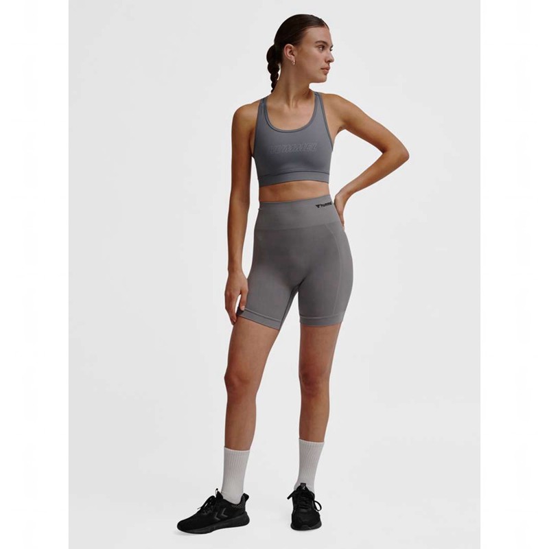 Hummel Tif Seamless Ženske Kratke Hlače Sive | 526730-914
