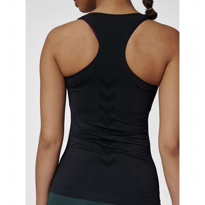 Hummel Tif Seamless Ženske Majica bez Rukava Crne | 913981-398