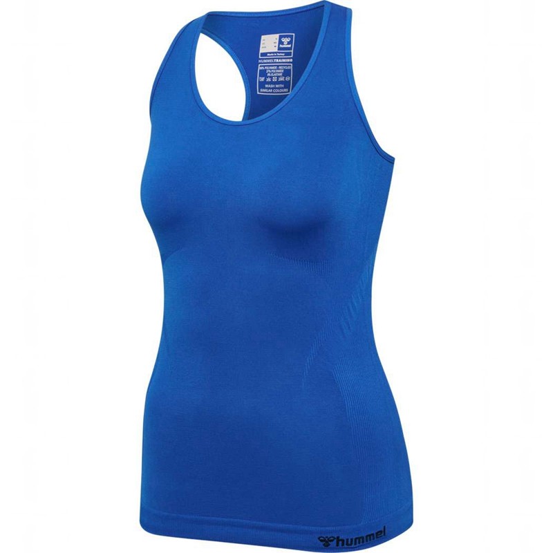 Hummel Tif Seamless Ženske Majica bez Rukava Plave | 246919-482