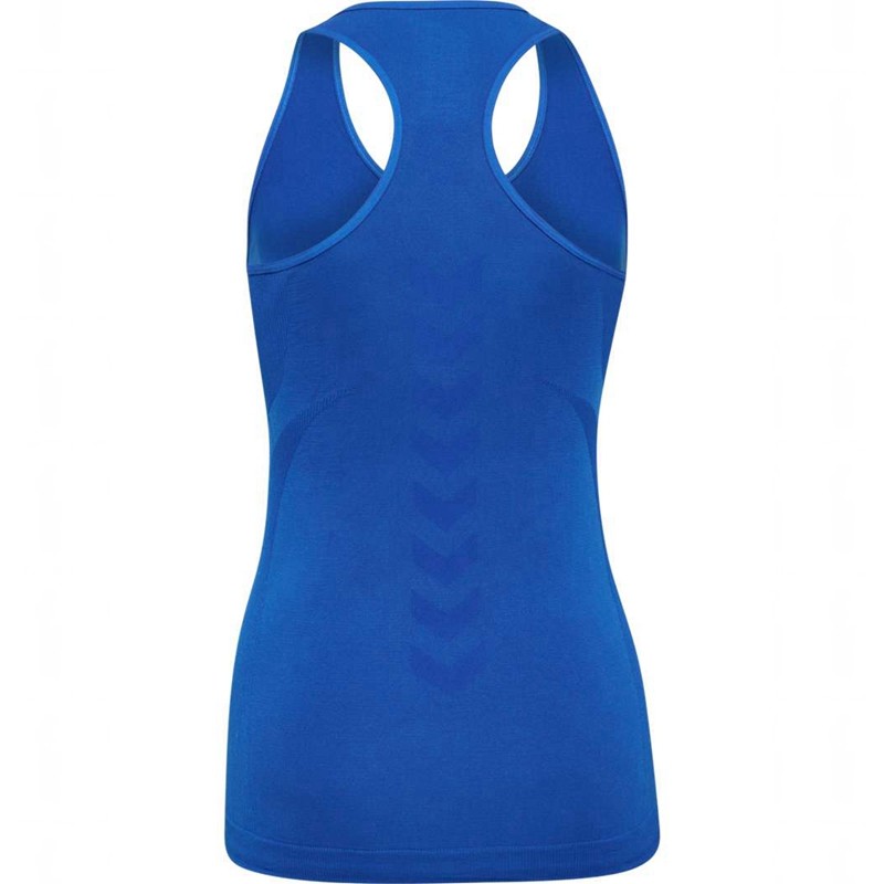 Hummel Tif Seamless Ženske Majica bez Rukava Plave | 246919-482