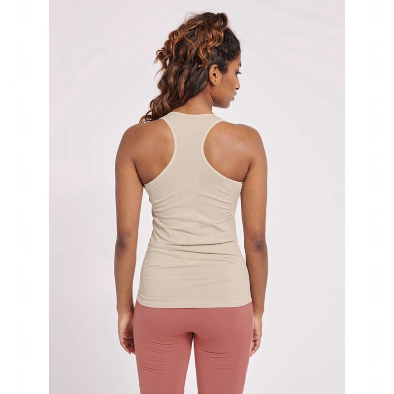 Hummel Tif Seamless Ženske Majica bez Rukava Bež | 831325-746