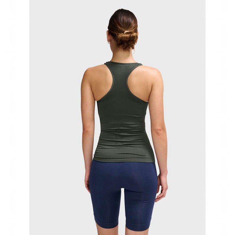 Hummel Tif Seamless Ženske Majica bez Rukava Zelene | 543959-320