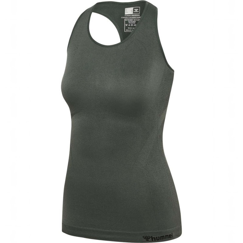 Hummel Tif Seamless Ženske Majica bez Rukava Zelene | 543959-320
