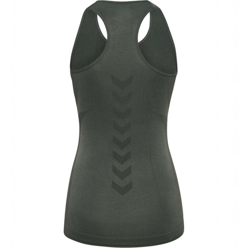 Hummel Tif Seamless Ženske Majica bez Rukava Zelene | 543959-320