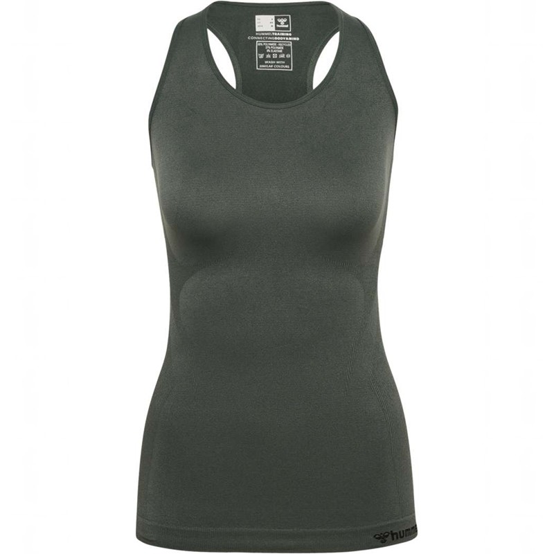 Hummel Tif Seamless Ženske Majica bez Rukava Zelene | 543959-320