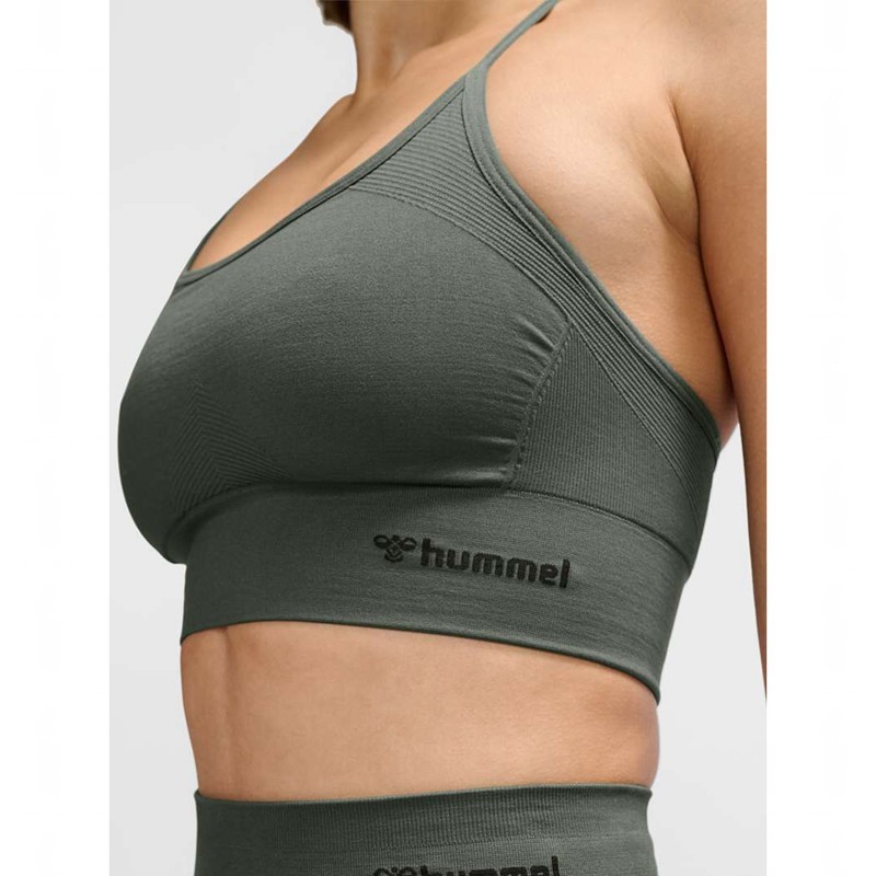 Hummel Tiffy Seamless Top Ženske Haljina Zelene | 426669-970