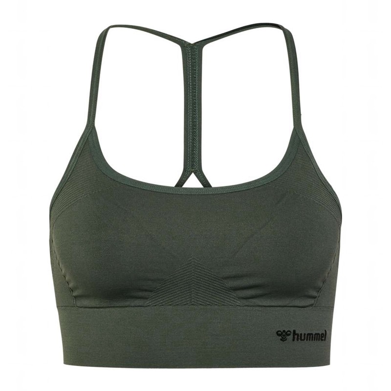 Hummel Tiffy Seamless Top Ženske Haljina Zelene | 426669-970