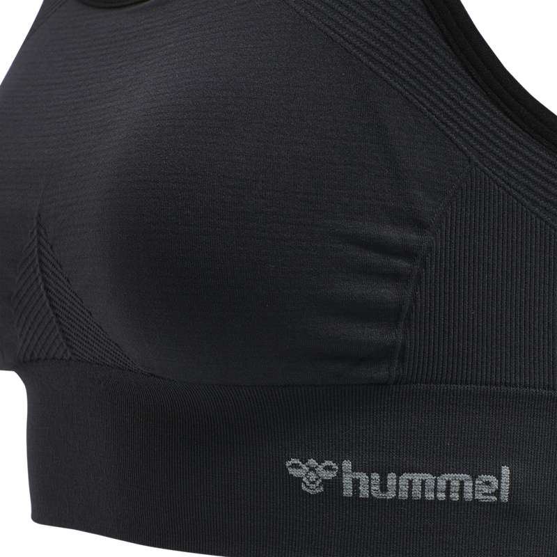 Hummel Tiffy Seamless Top Ženske Sportski Grudnjak Crne | 824233-037