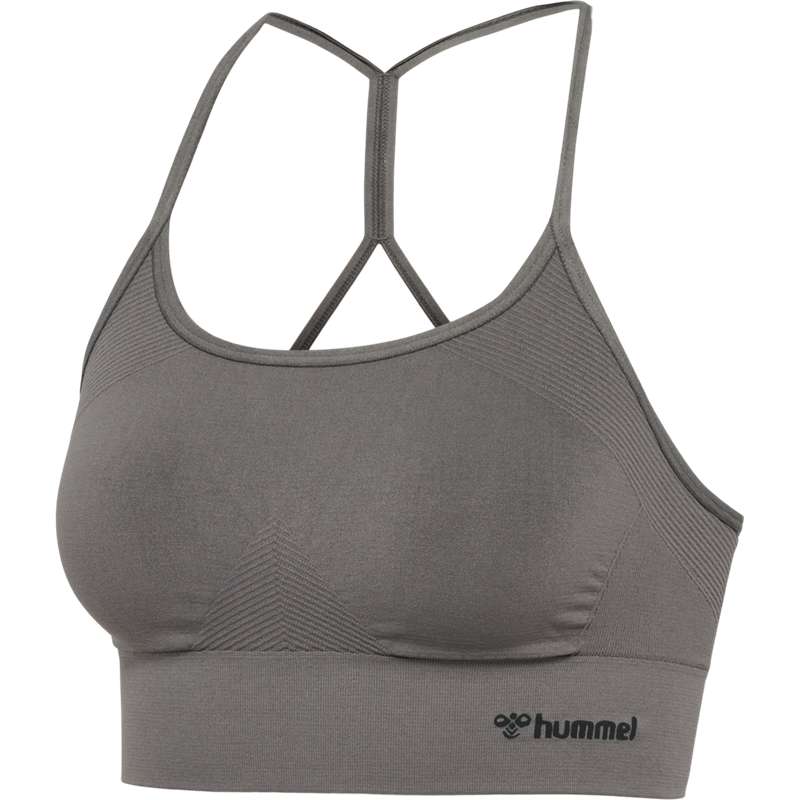 Hummel Tiffy Seamless Top Ženske Sportski Grudnjak Sive | 454561-716