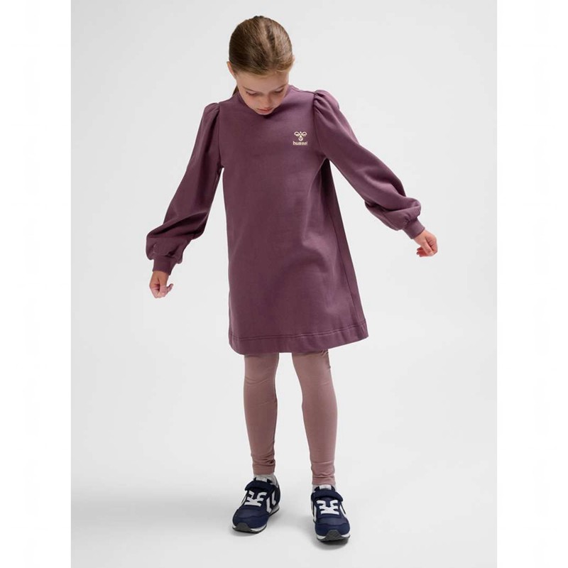 Hummel Tone L/S Dječje Haljina Fuksije | 688757-053