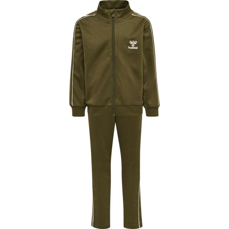 Hummel Track Tracksuit Dječje Kratke Hlače Maslinasto Zelene | 597327-854