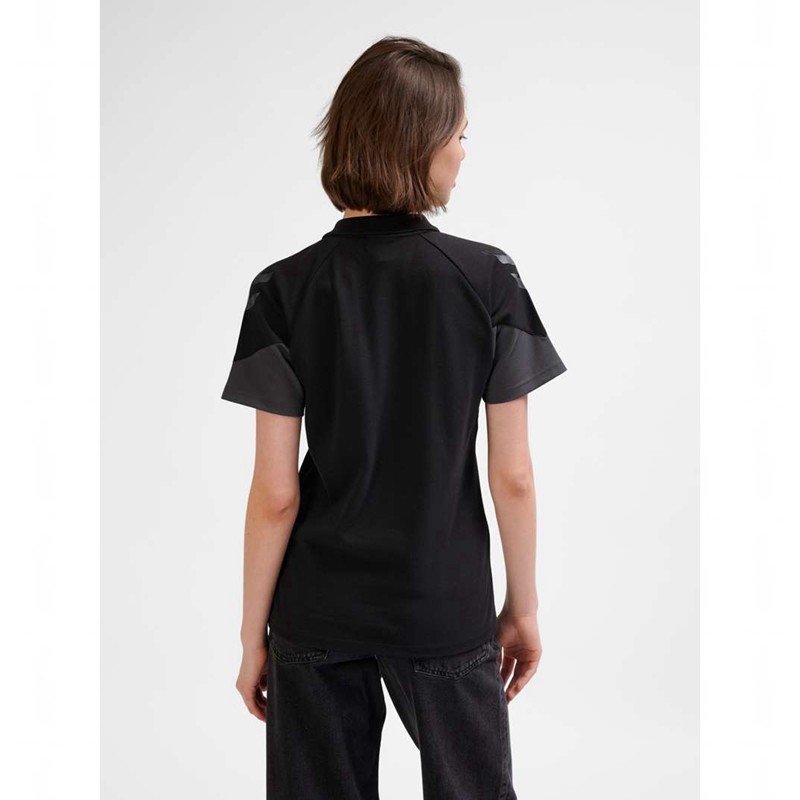 Hummel Travel Polo Ženske Majice Crne | 603564-085