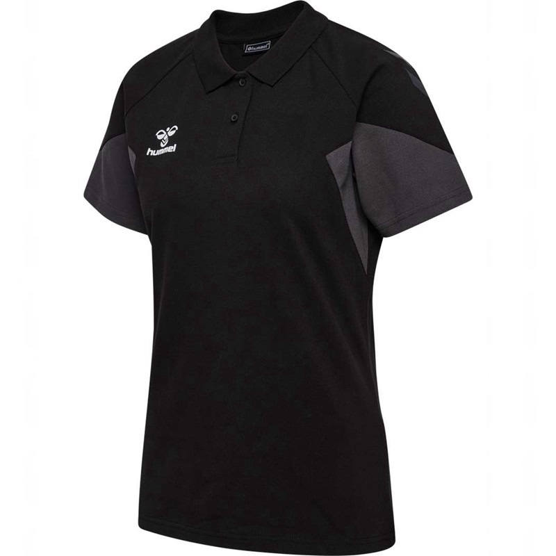 Hummel Travel Polo Ženske Majice Crne | 603564-085