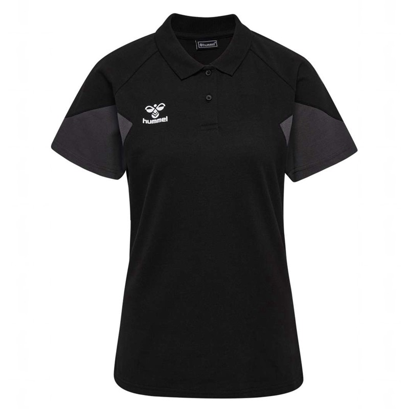 Hummel Travel Polo Ženske Majice Crne | 603564-085