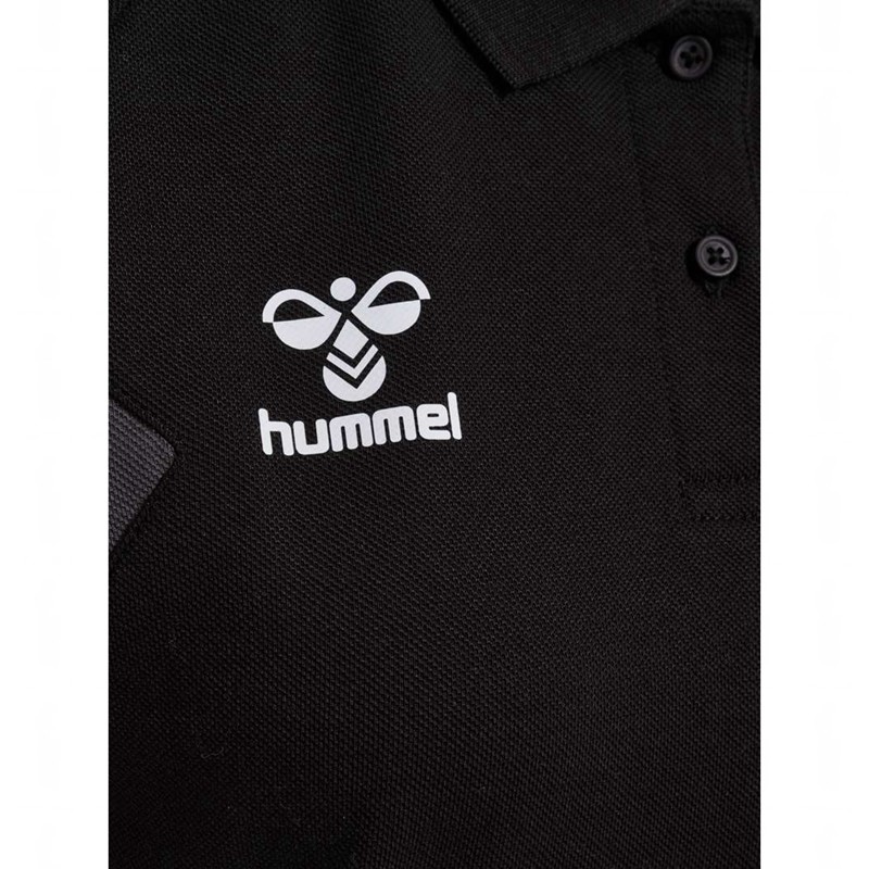 Hummel Travel Polo Ženske Majice Crne | 603564-085