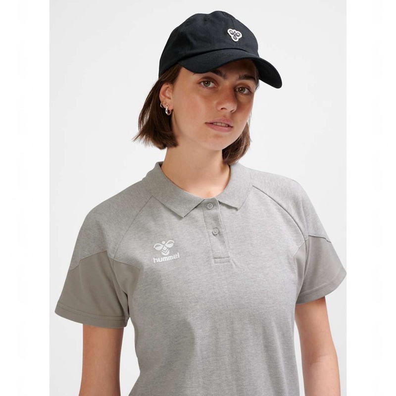 Hummel Travel Polo Ženske Majice Sive | 577292-411