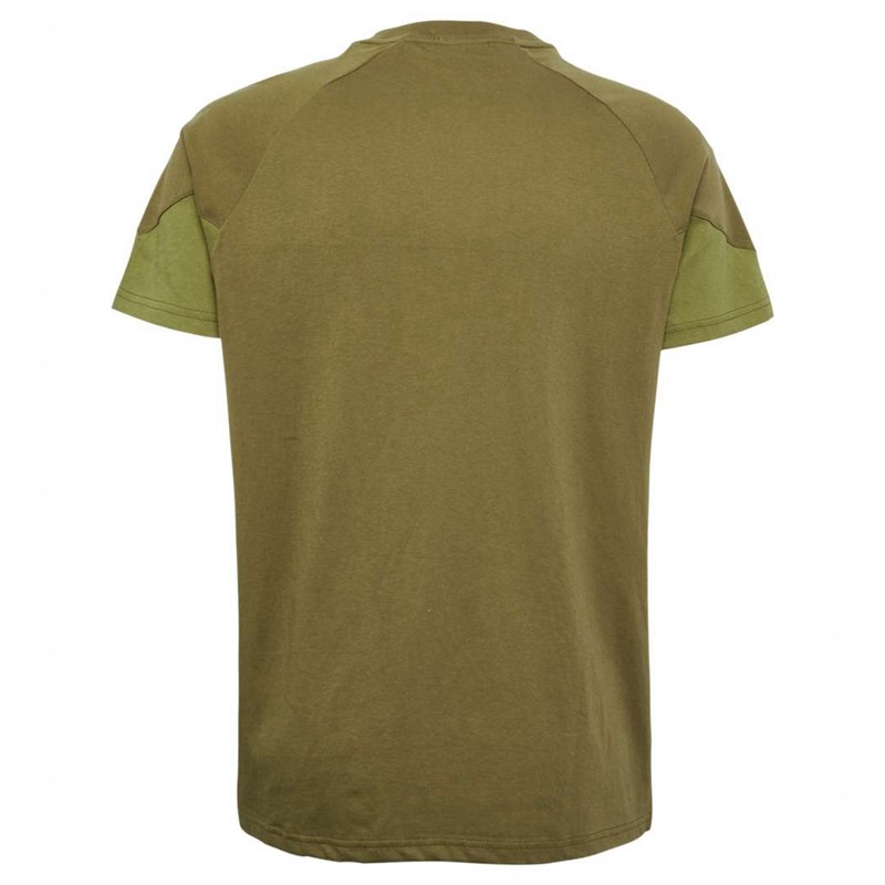 Hummel Travel S/S Muške Majice Maslinasto Zelene | 546825-675