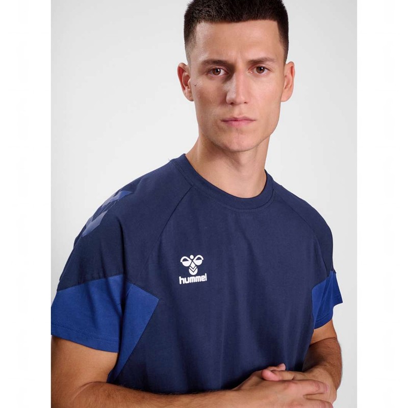 Hummel Travel S/S Muške Majice Tamnoplave | 547910-019