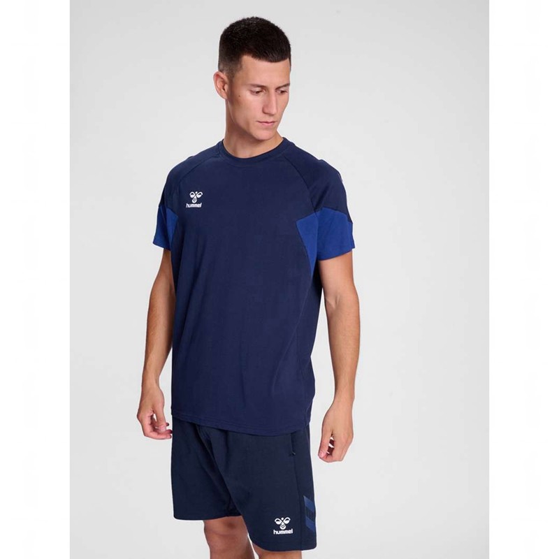 Hummel Travel S/S Muške Majice Tamnoplave | 547910-019