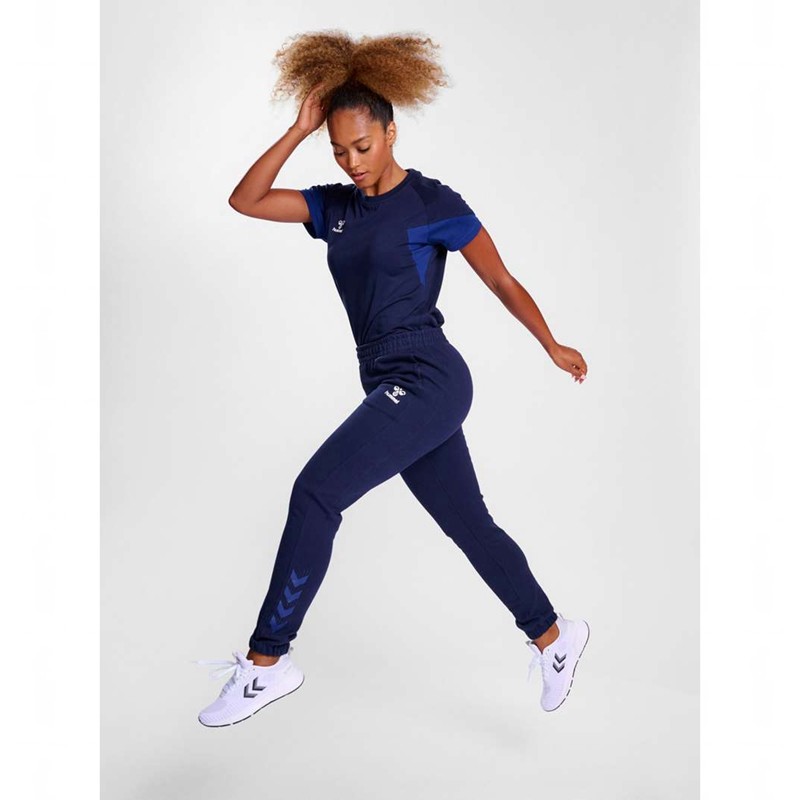 Hummel Travel S/S Ženske Majice Tamnoplave | 325684-125