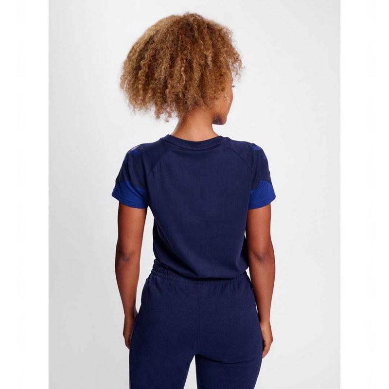Hummel Travel S/S Ženske Majice Tamnoplave | 325684-125