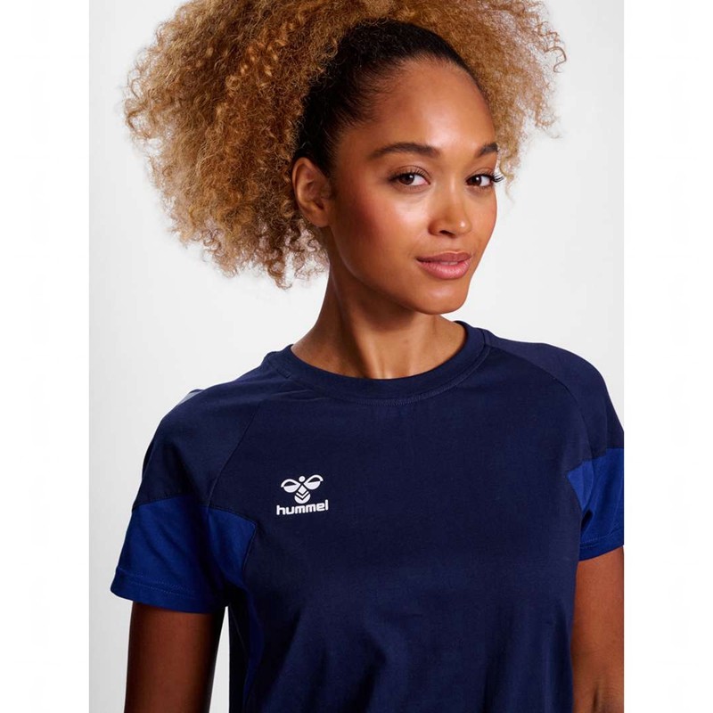 Hummel Travel S/S Ženske Majice Tamnoplave | 325684-125