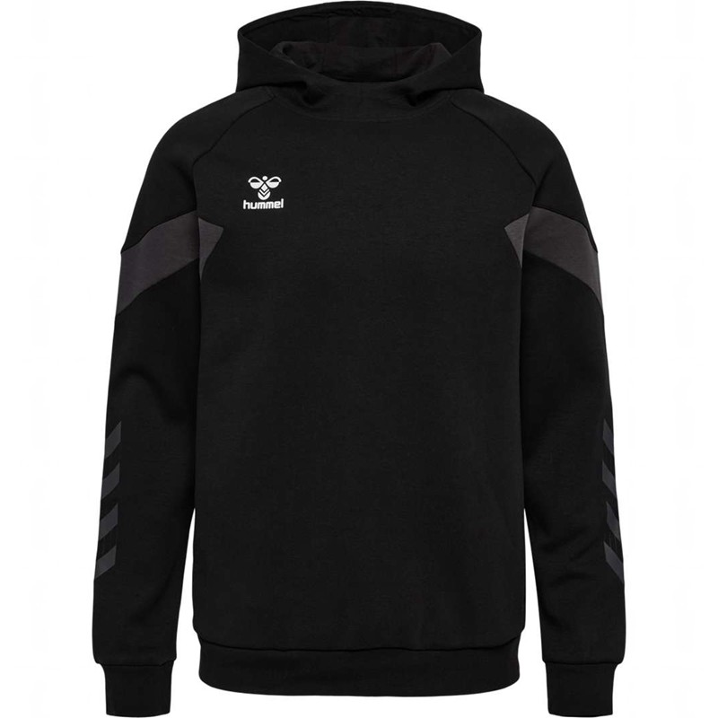 Hummel Travel Sweat Muške Majica s Kapuljačom Crne | 701603-681