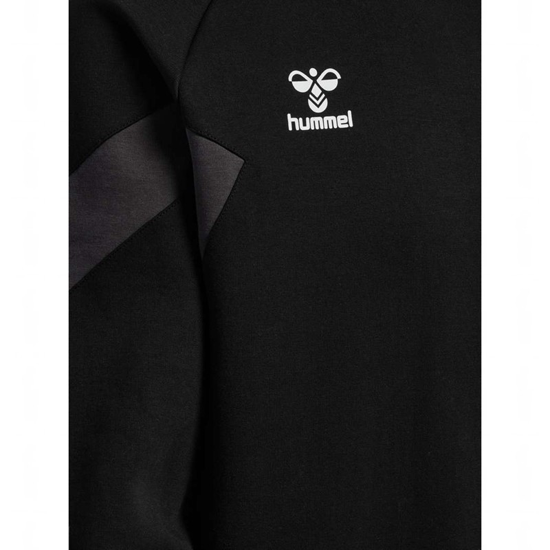 Hummel Travel Sweat Muške Majica s Kapuljačom Crne | 701603-681