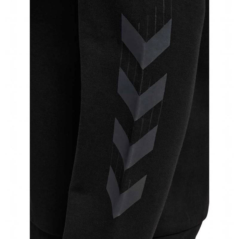 Hummel Travel Sweat Muške Majica s Kapuljačom Crne | 701603-681