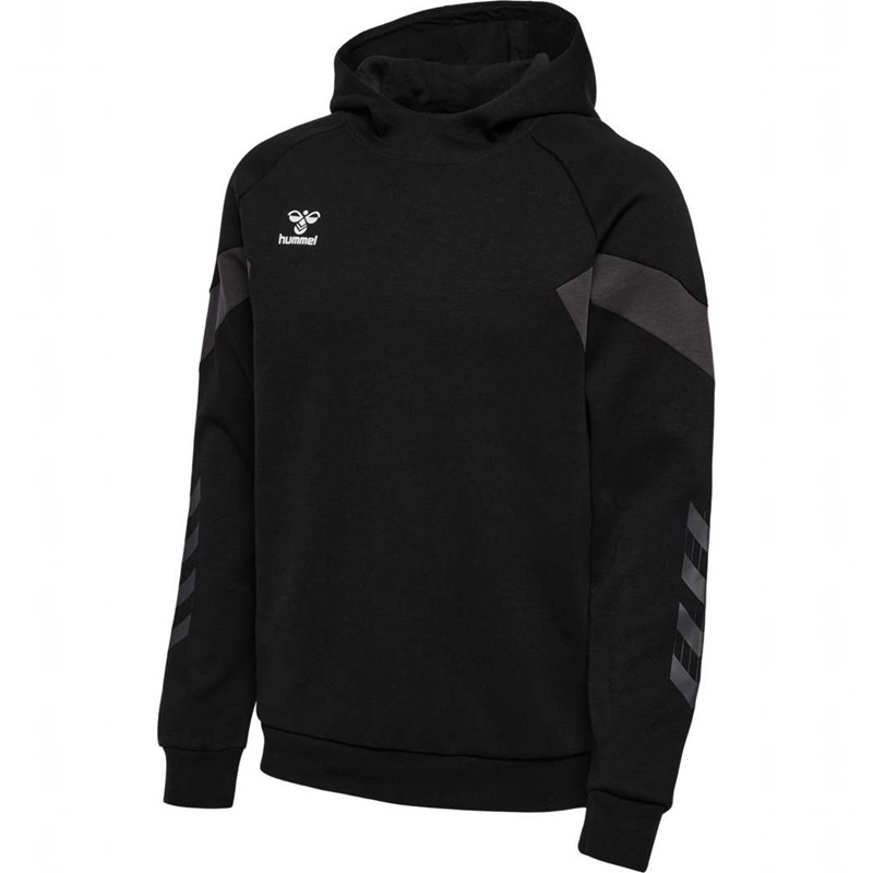 Hummel Travel Sweat Muške Majica s Kapuljačom Crne | 701603-681