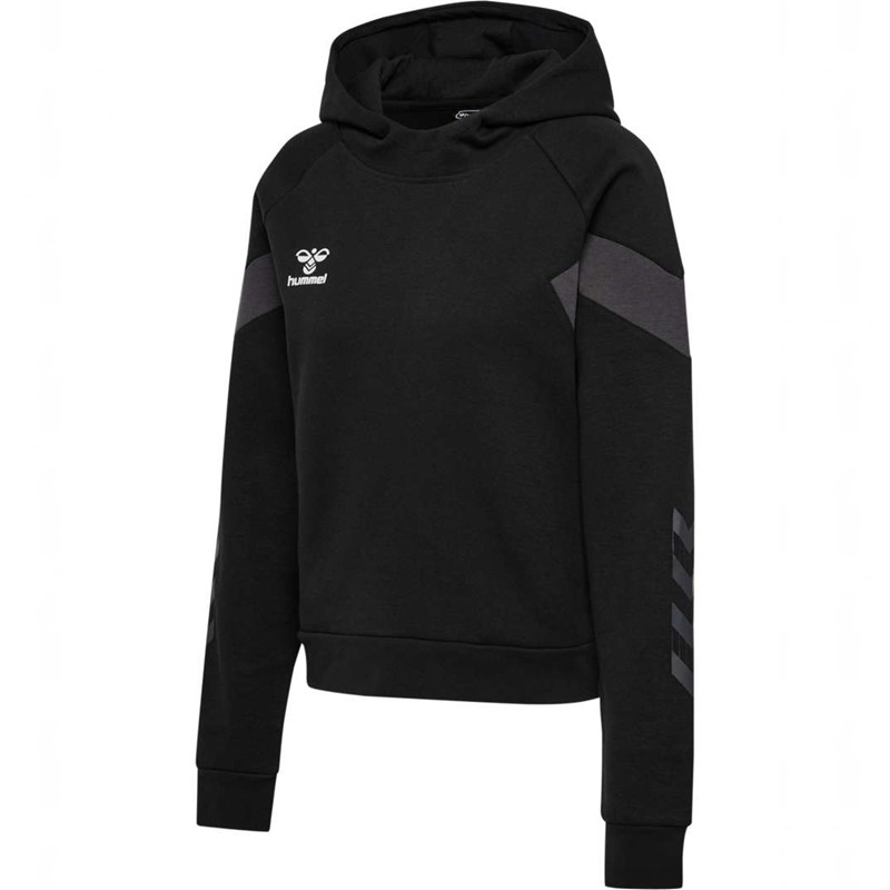 Hummel Travel Sweat Ženske Majica s Kapuljačom Crne | 775498-740