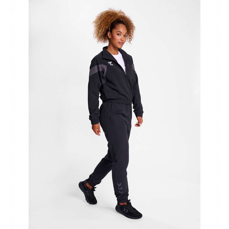Hummel Travel Woven Ženske Hlače Crne | 378316-134