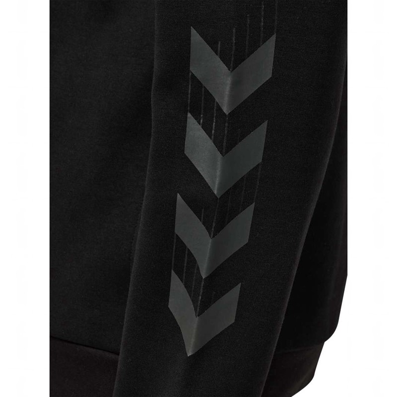 Hummel Travel Zip Muške Majica s Kapuljačom Crne | 804106-546