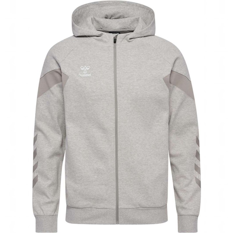 Hummel Travel Zip Muške Majica s Kapuljačom Sive | 301772-858