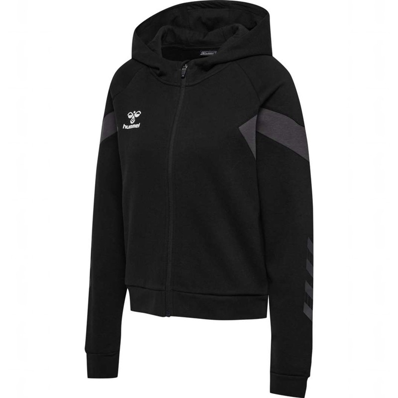 Hummel Travel Zip Ženske Majica s Kapuljačom Crne | 317756-914