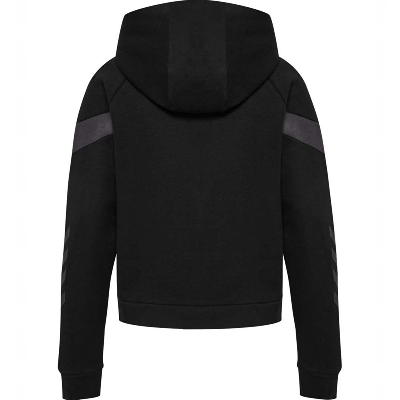 Hummel Travel Zip Ženske Majica s Kapuljačom Crne | 317756-914