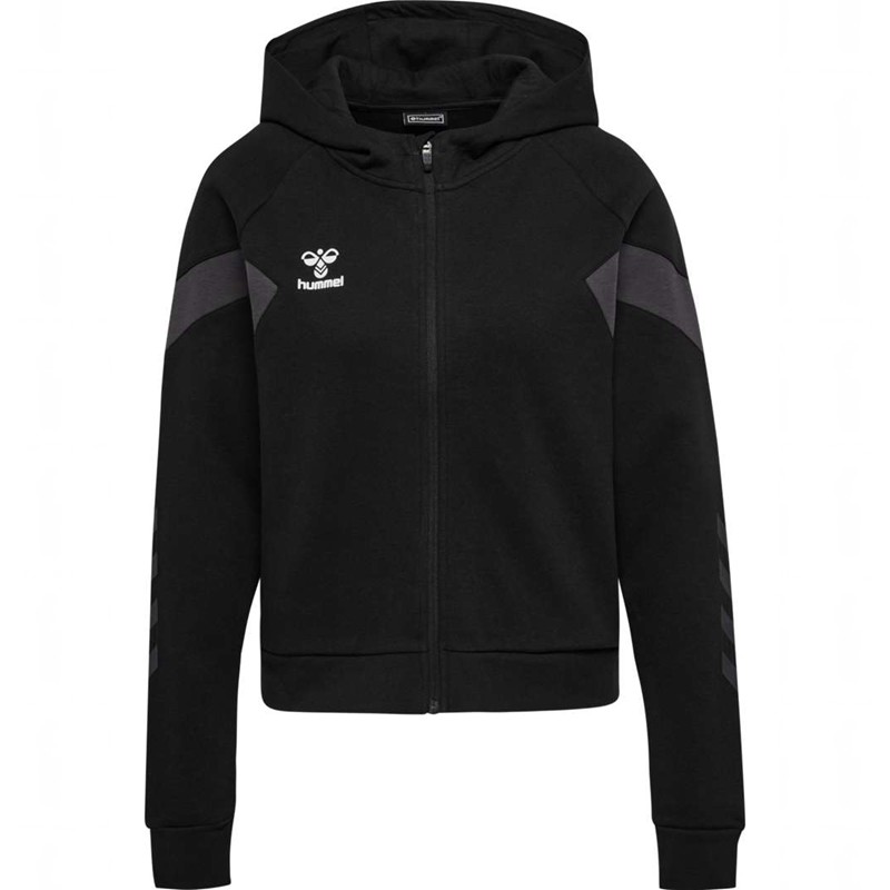 Hummel Travel Zip Ženske Majica s Kapuljačom Crne | 317756-914