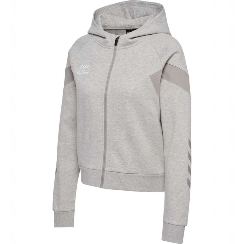 Hummel Travel Zip Ženske Majica s Kapuljačom Sive | 219536-799