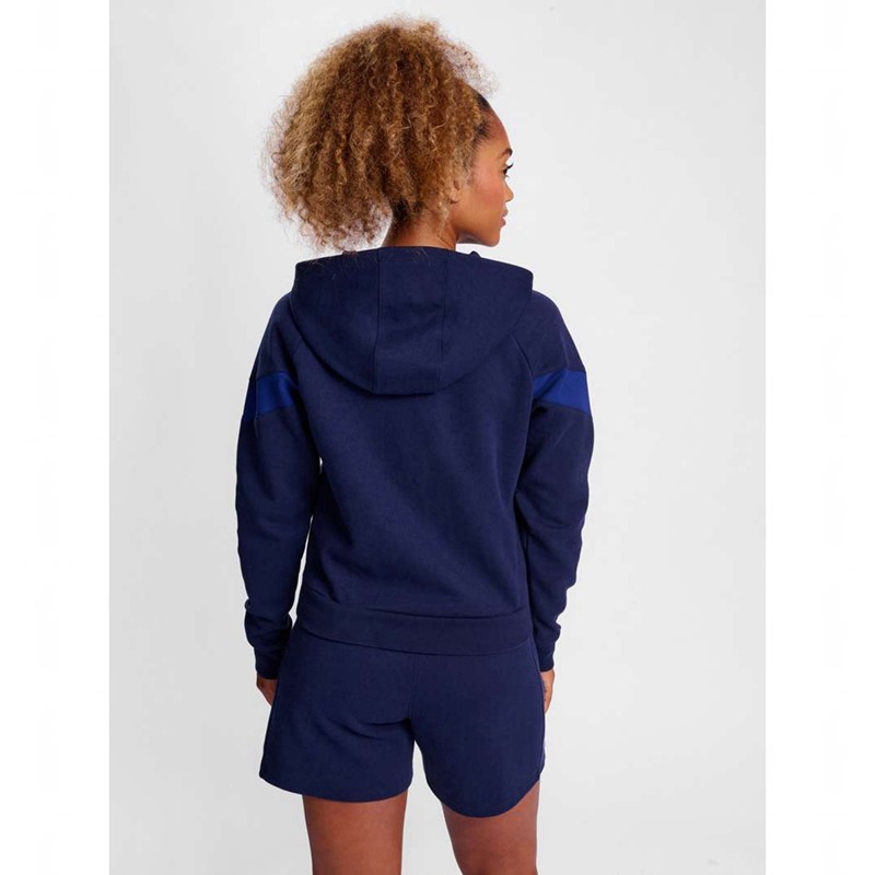 Hummel Travel Zip Ženske Majica s Kapuljačom Tamnoplave | 380819-246