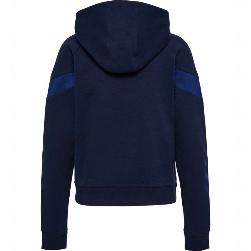 Hummel Travel Zip Ženske Majica s Kapuljačom Tamnoplave | 380819-246