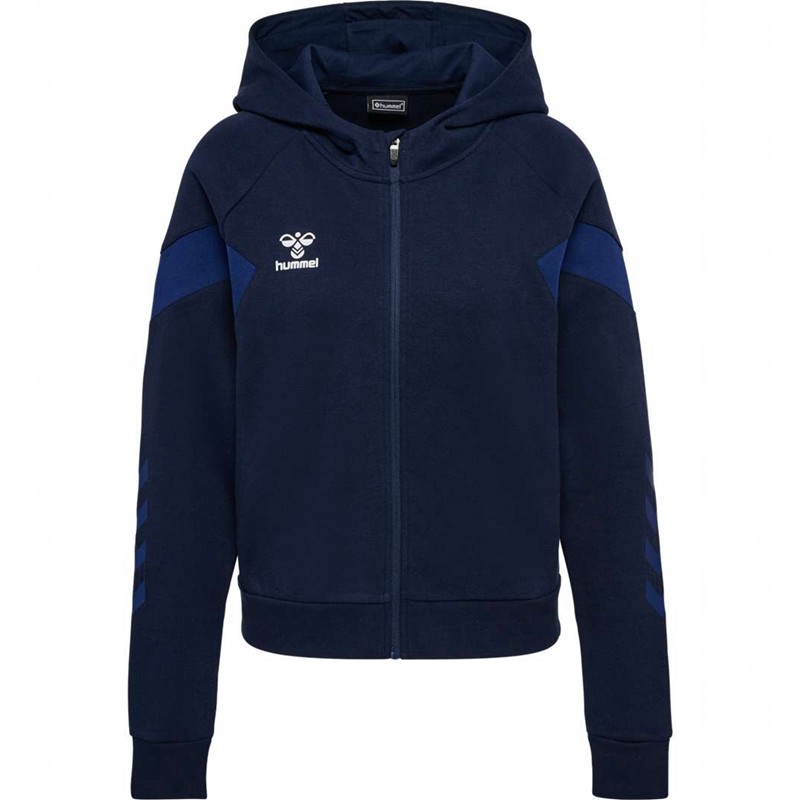 Hummel Travel Zip Ženske Majica s Kapuljačom Tamnoplave | 380819-246