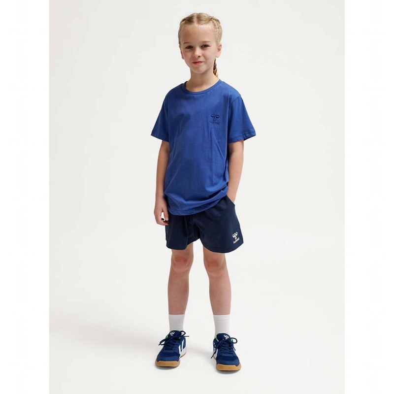 Hummel Trelle S/S Dječje Majice Plave | 514145-852