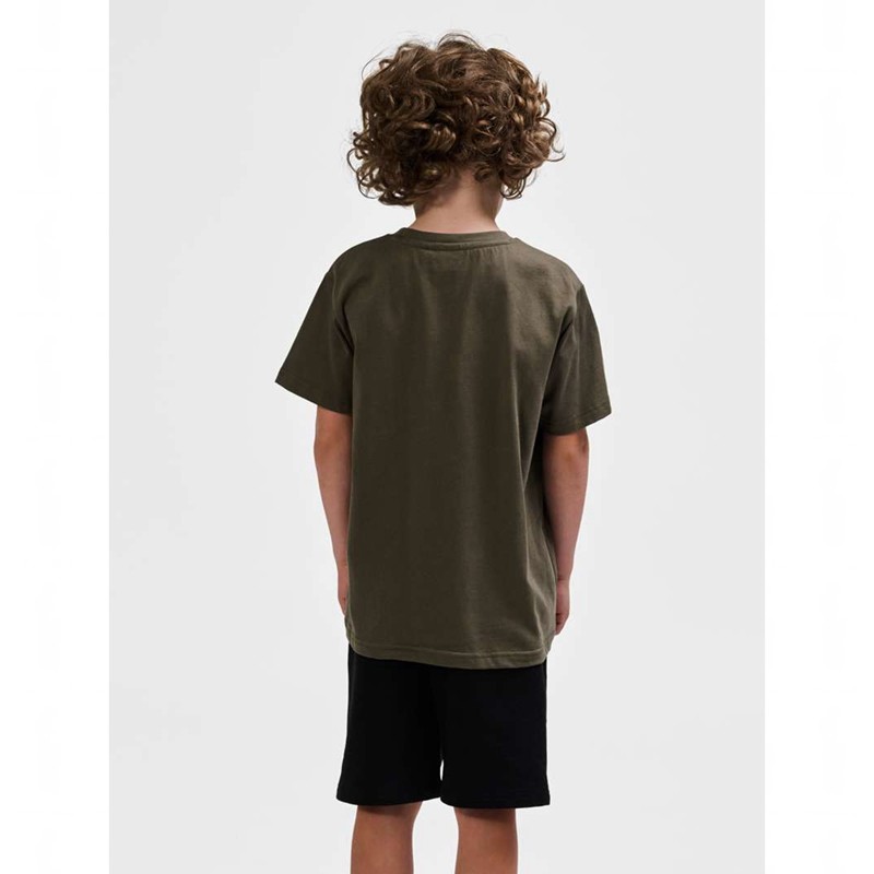 Hummel Tres S/S Dječje Dukserice Maslinasto Zelene | 298972-140