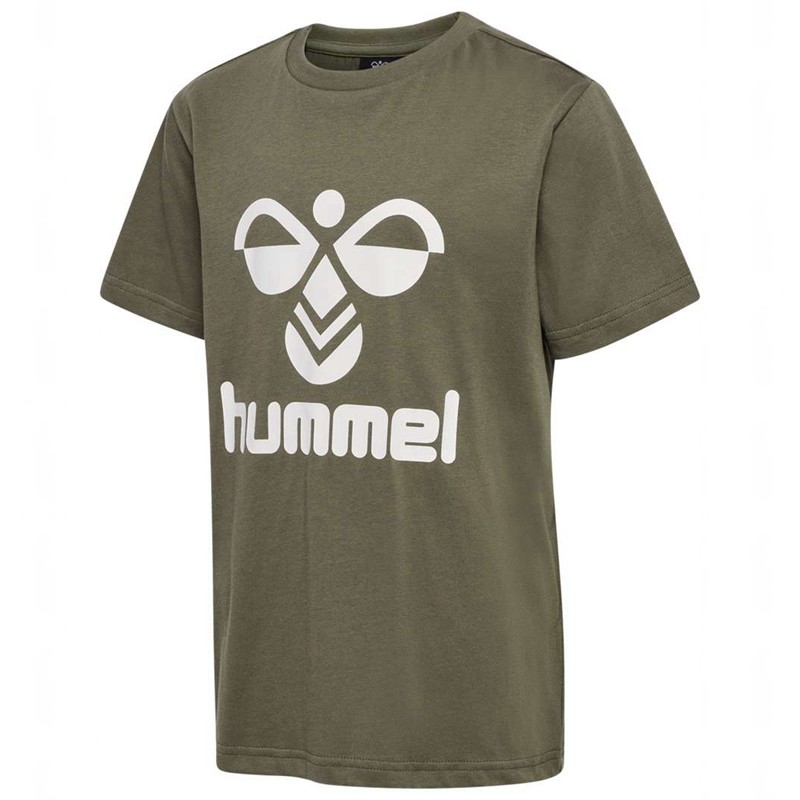 Hummel Tres S/S Dječje Dukserice Maslinasto Zelene | 298972-140